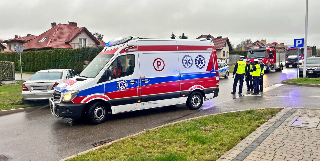 Wypadek w Tarnobrzegu (24.10.25 r.)
