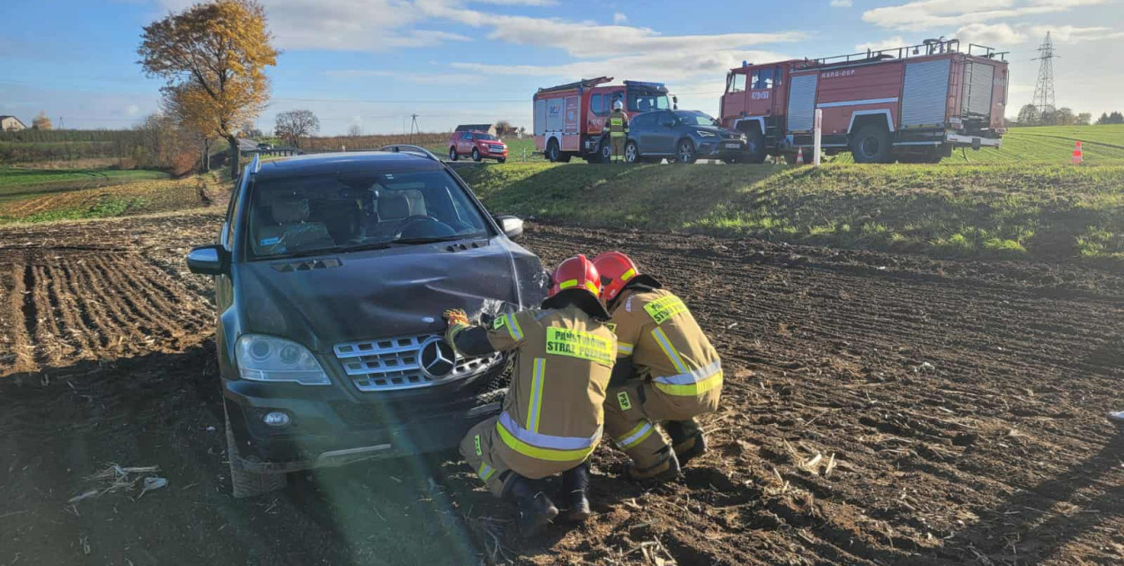 Wypadek w Goźlicach (29.10.25 r.)