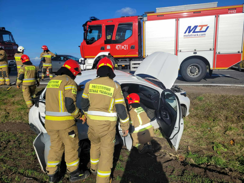 Wypadek w Goźlicach (29.10.25 r.)