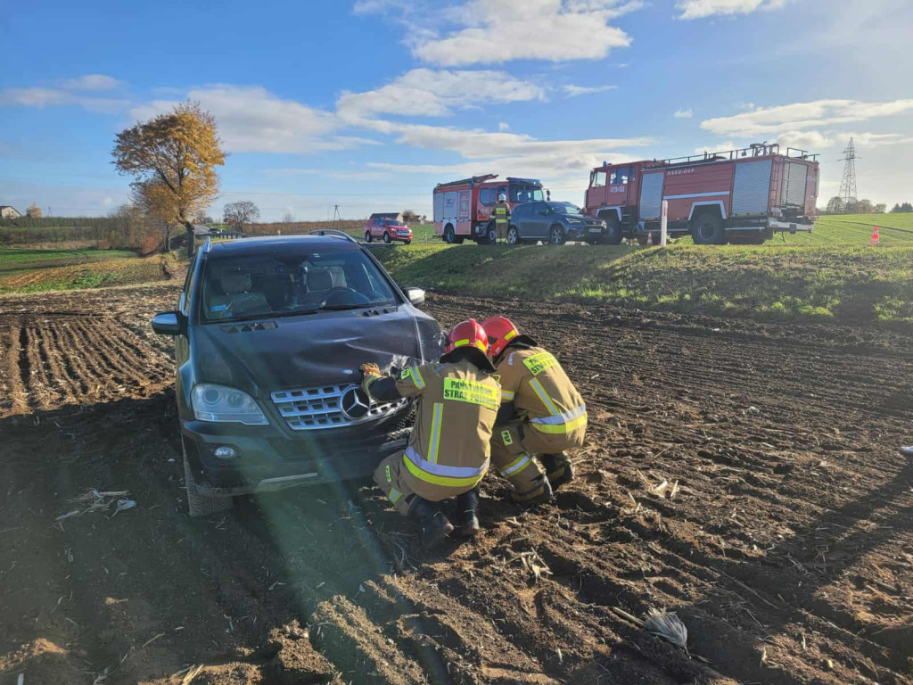 Wypadek w Goźlicach (29.10.25 r.)