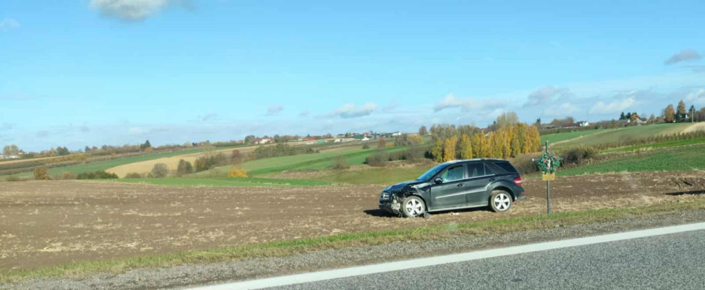 Wypadek w Goźlicach (29.10.25 r.)