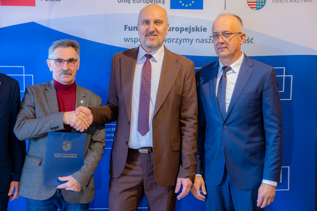 Podpisanie umów w Zamku Królewskim w Sandomierzu