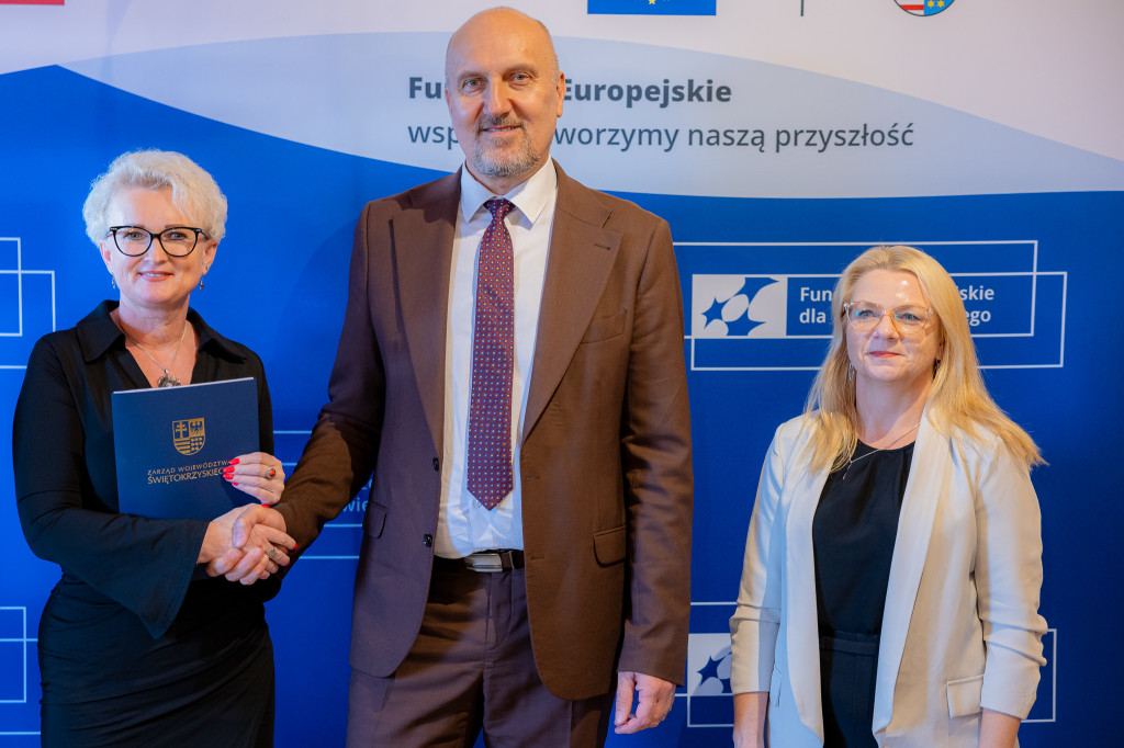 Podpisanie umów w Zamku Królewskim w Sandomierzu