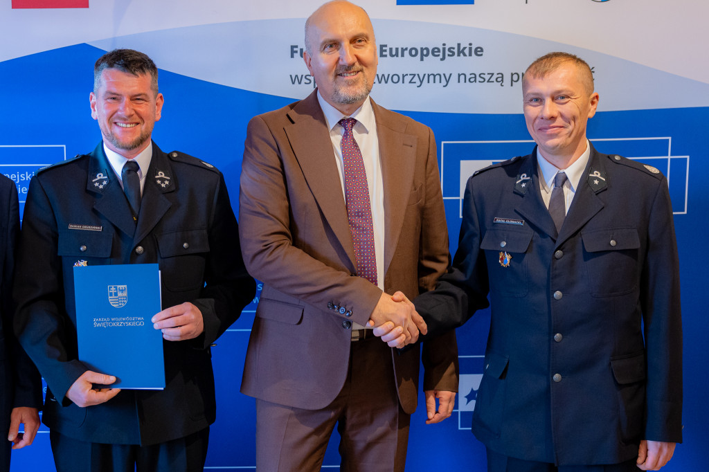 Podpisanie umów w Zamku Królewskim w Sandomierzu