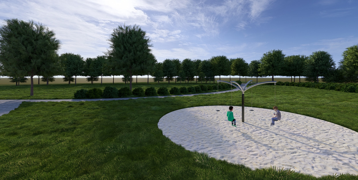 Wizualizacje terenów nad Wisłą Tarnobrzeg