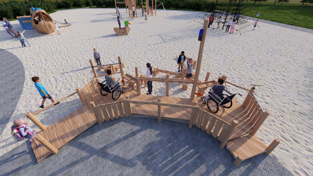 Wizualizacje terenów nad Wisłą Tarnobrzeg