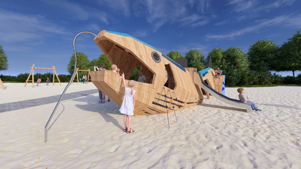 Wizualizacje terenów nad Wisłą Tarnobrzeg