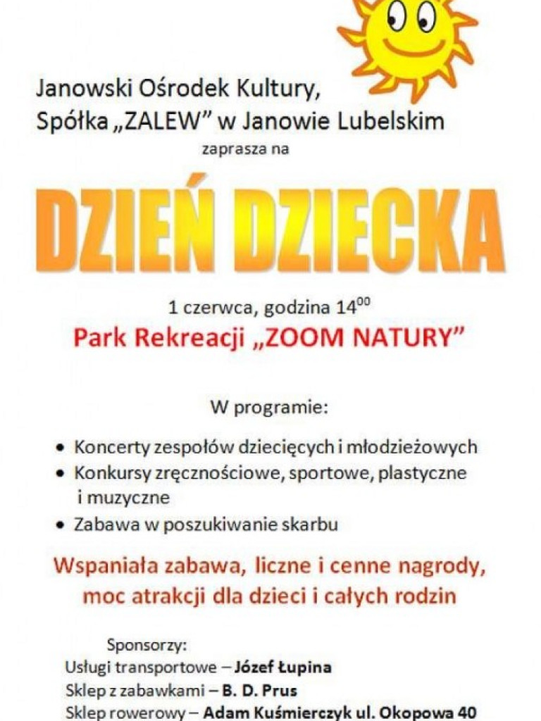 Imprezy w regionie stalowowolskim i janowskim - zobacz plakaty