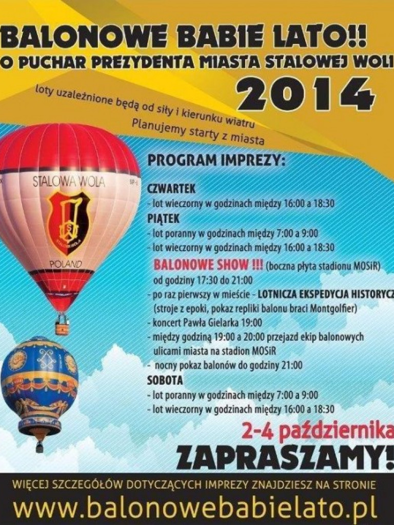 Zapowiedzi imprez 2 - 8 X