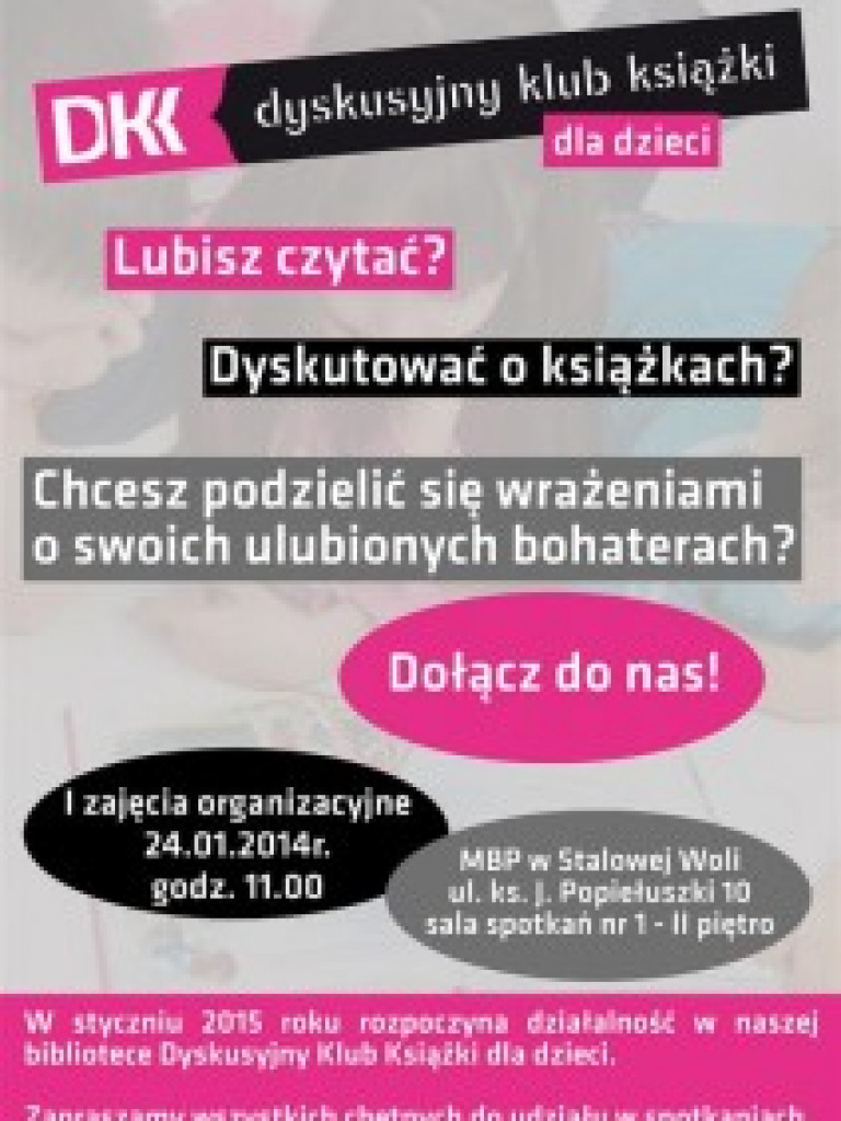 Zapowiedzi imprez  22 - 28 I