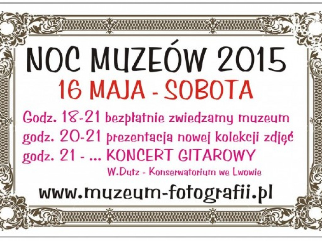 Zapowiedzi imprez 14 - 20 V