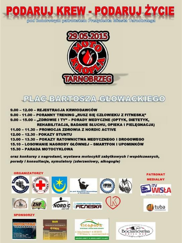 Zapowiedzi imprez 28 V - 3 VI