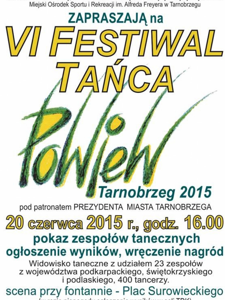 Zapowiedzi imprez 18 - 24 VI