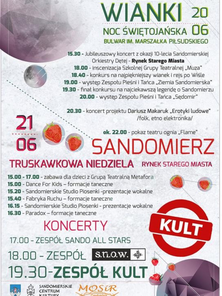 Zapowiedzi imprez 18 - 24 VI