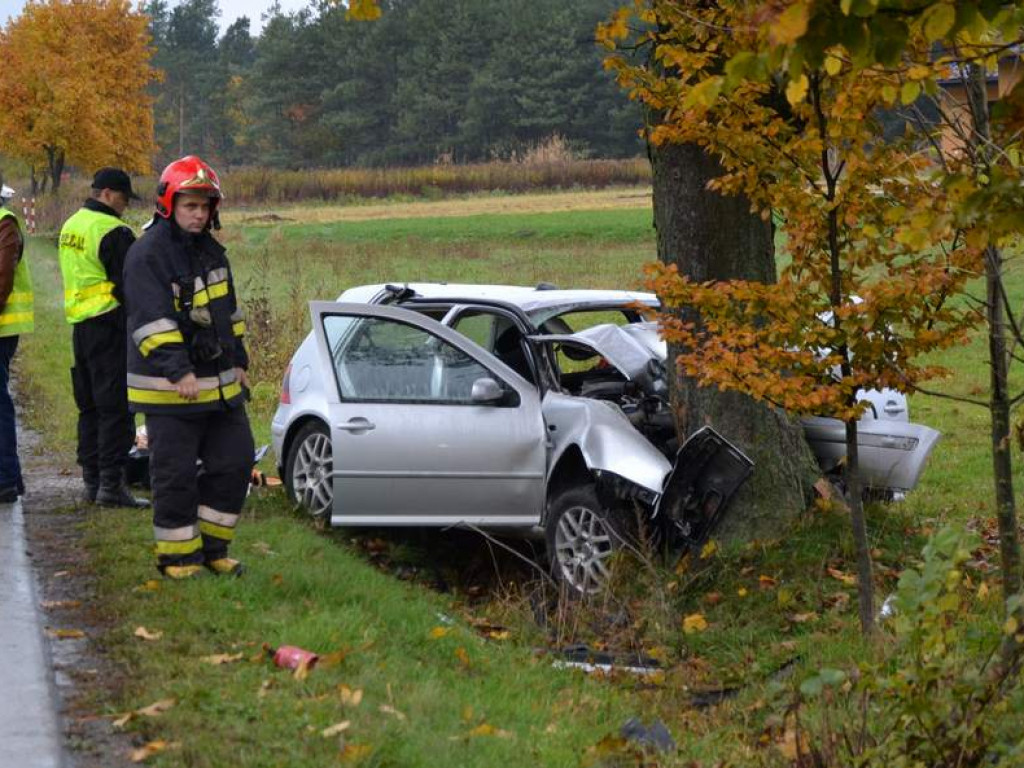 Tragiczny wypadek w Grębowie. Nie żyje jedna osoba [ZDJĘCIA] [WIDEO]