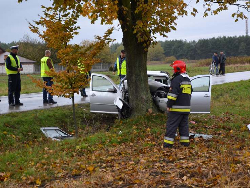 Tragiczny wypadek w Grębowie. Nie żyje jedna osoba [ZDJĘCIA] [WIDEO]