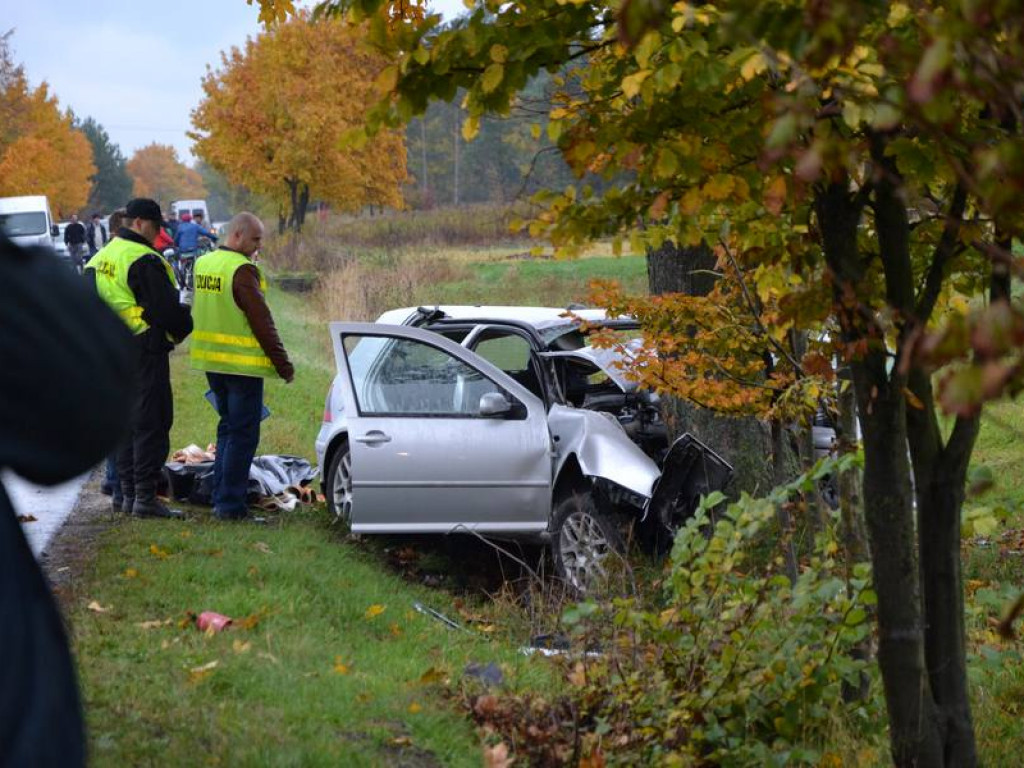 Tragiczny wypadek w Grębowie. Nie żyje jedna osoba [ZDJĘCIA] [WIDEO]