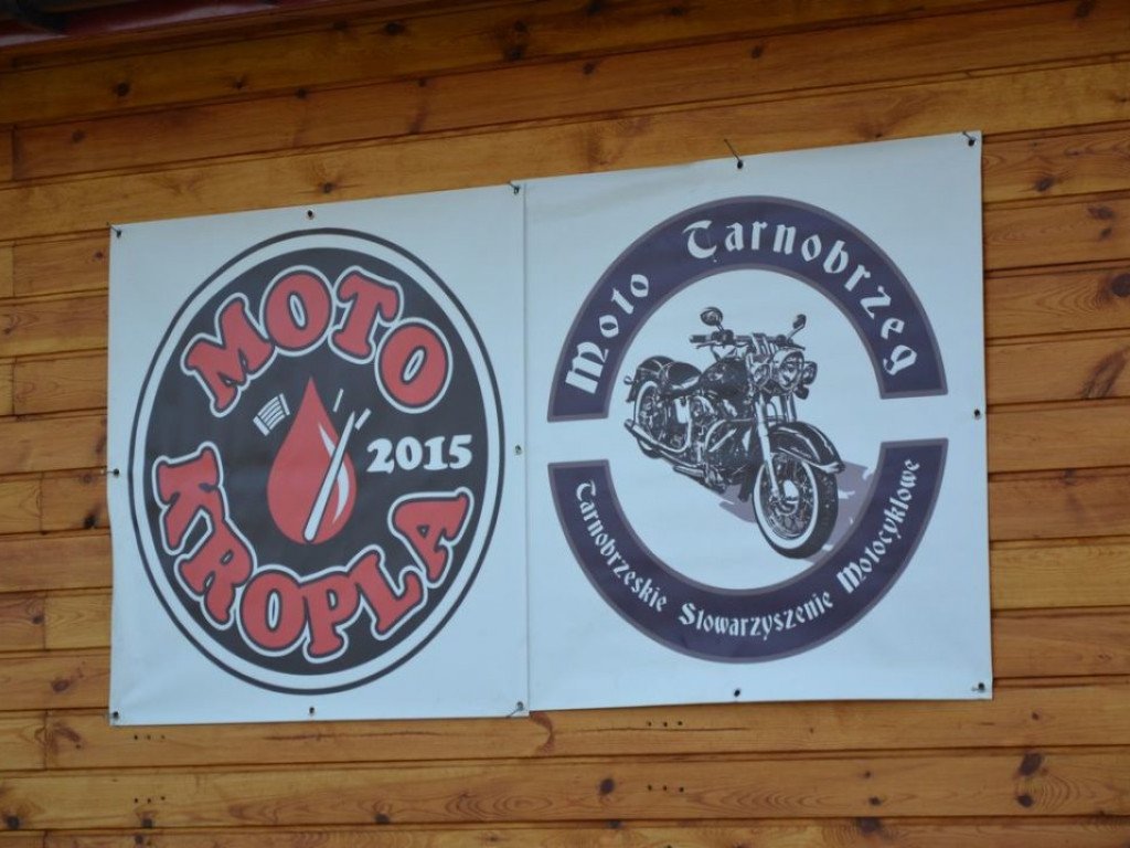 Motocykliści nad jeziorem [Zdjęcia]