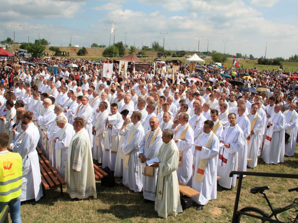 Tłumy pielgrzymów w Sandomierzu [Zdjęcia]