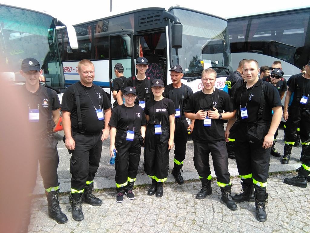 Strażacy ochotnicy z Tarnobrzega na Światowych Dniach Młodzieży [ZDJĘCIA]