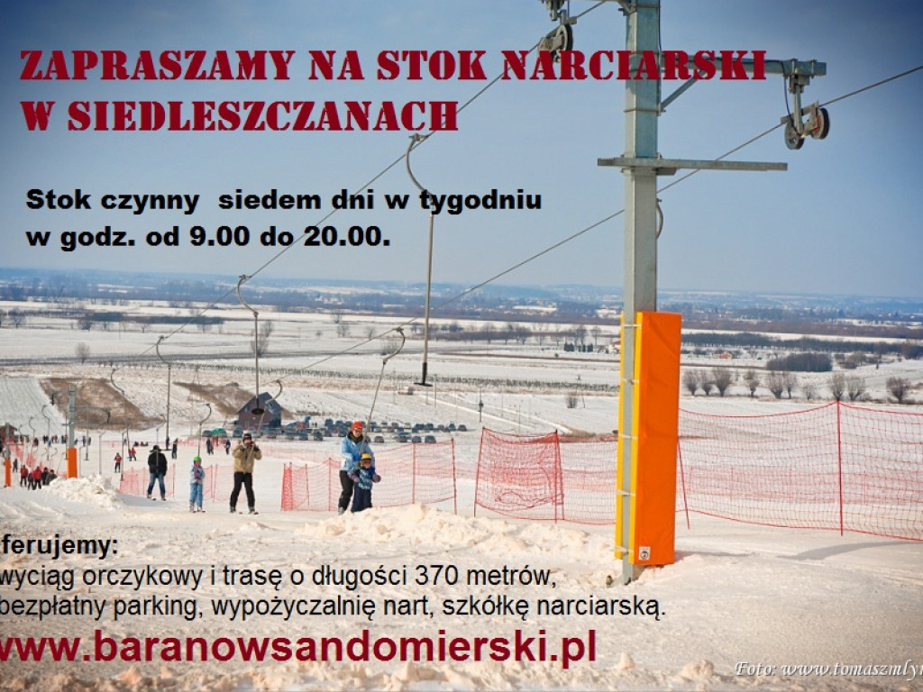 Gmina Baranów zaprasza na narty! - ZDJĘCIA