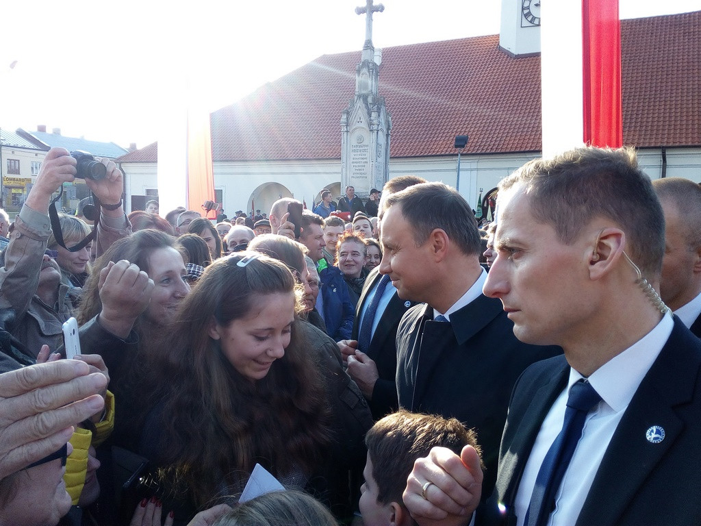 Tłumy na spotkaniu z prezydentem Andrzejem Dudą [Zdjęcia]