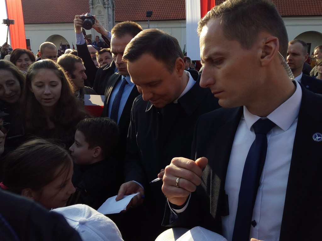 Tłumy na spotkaniu z prezydentem Andrzejem Dudą [Zdjęcia]