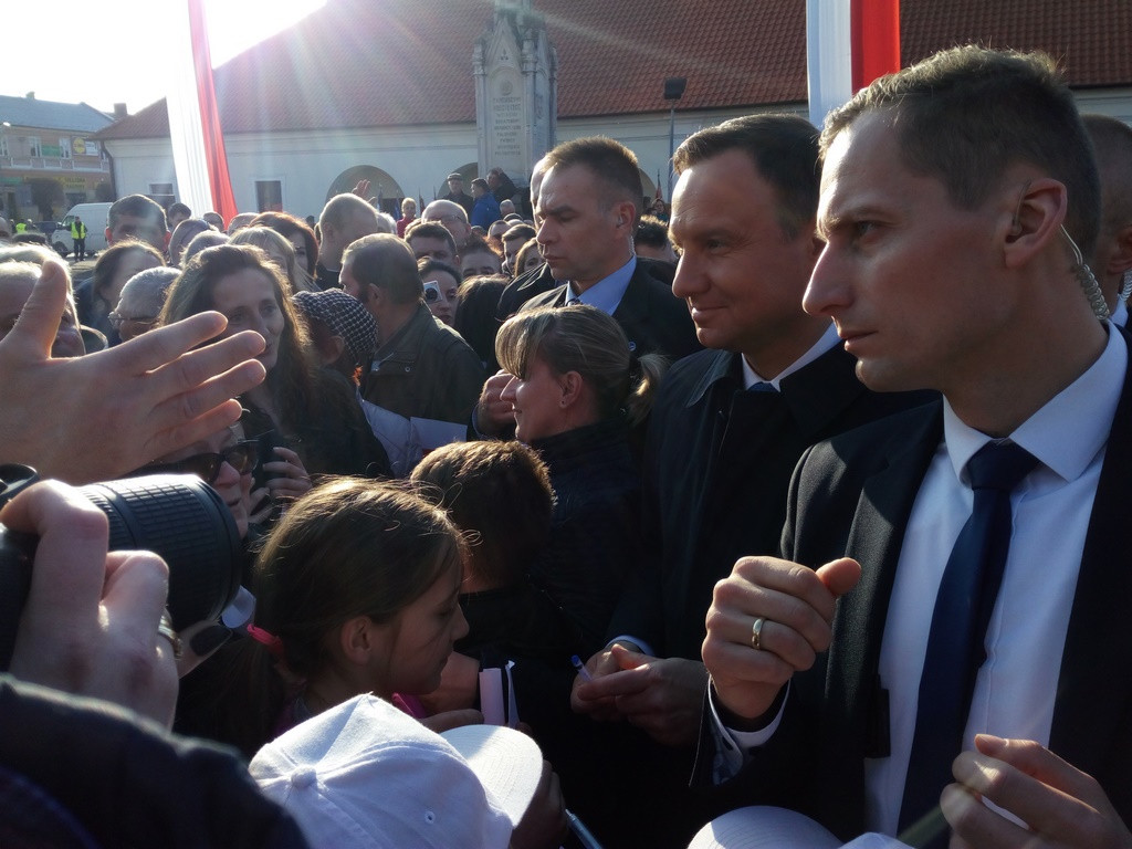 Tłumy na spotkaniu z prezydentem Andrzejem Dudą [Zdjęcia]