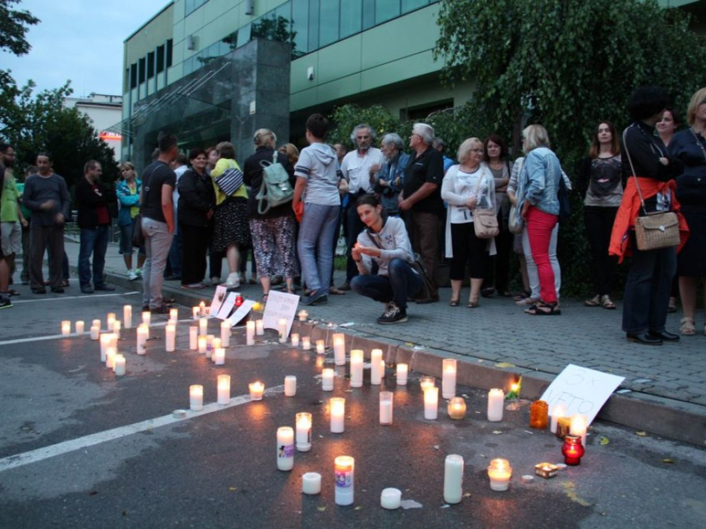 Protest pod sandomierskim sądem [ZDJĘCIA]