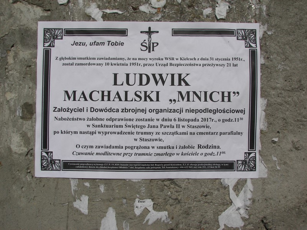 Pogrzeb Ludwika Machalskiego [ZDJĘCIA]