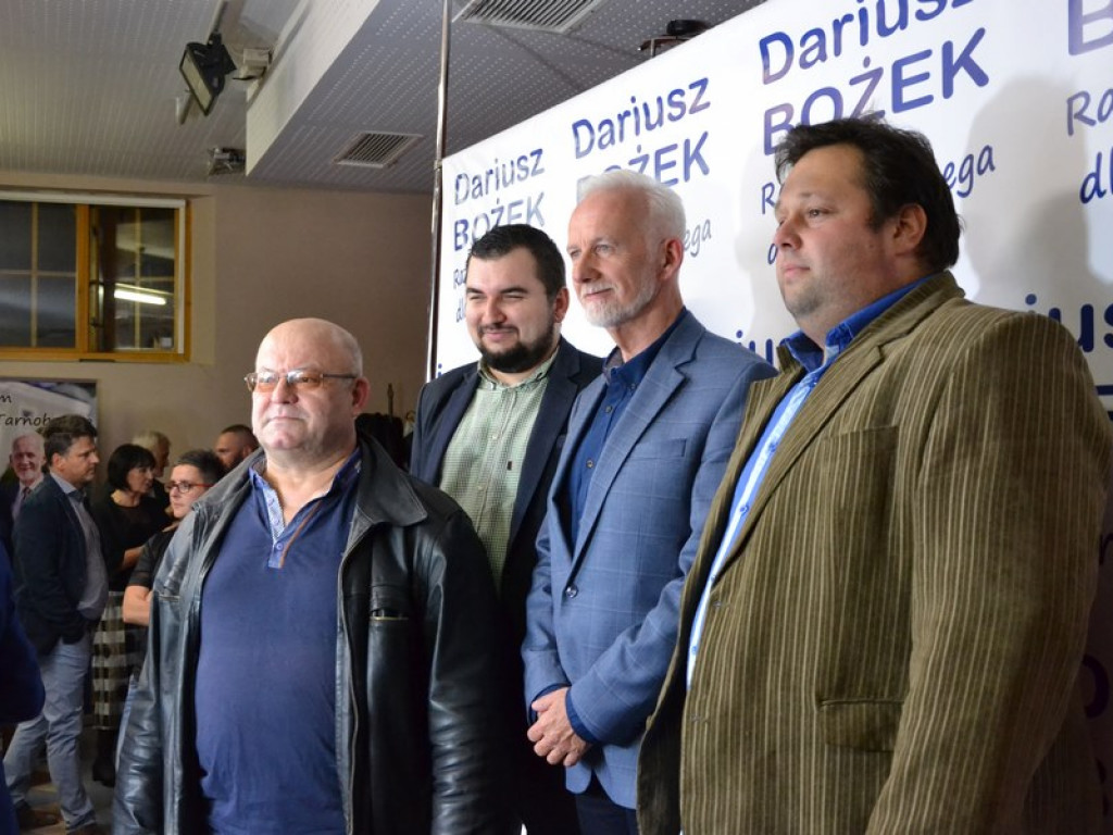 Wieczór wyborczy w sztabie Dariusza Bożka [Zdjęcia]
