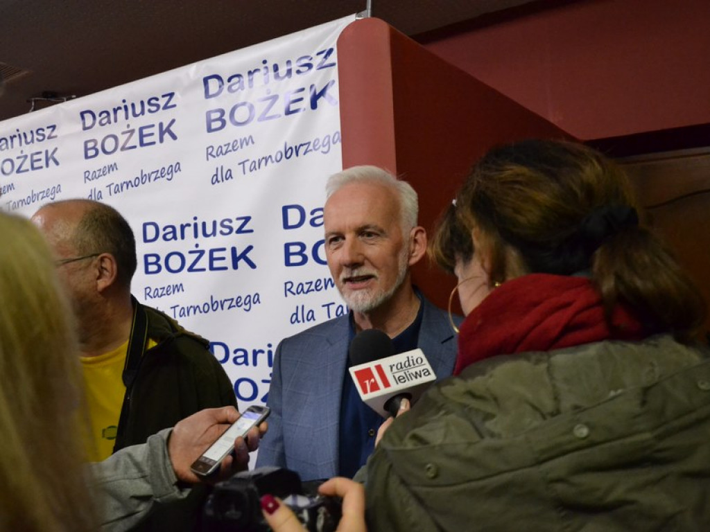 Wieczór wyborczy w sztabie Dariusza Bożka [Zdjęcia]