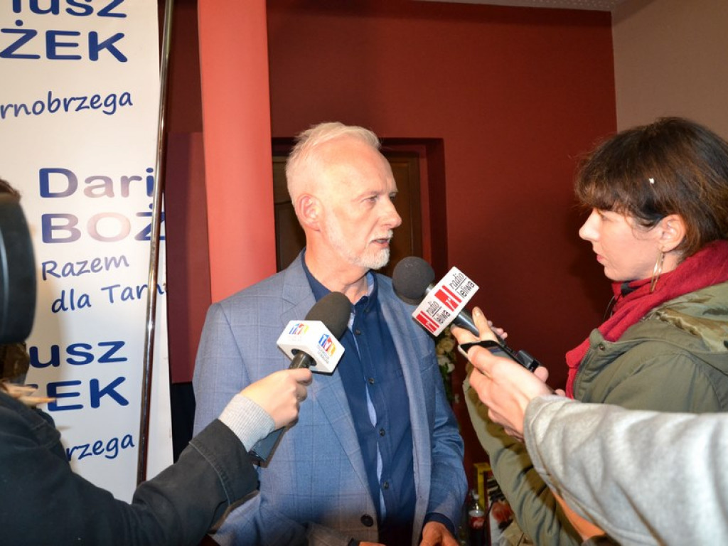 Wieczór wyborczy w sztabie Dariusza Bożka [Zdjęcia]