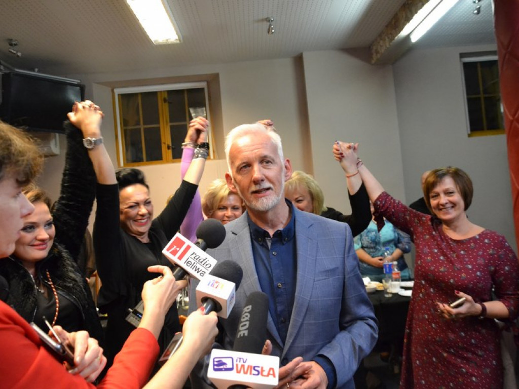 Wieczór wyborczy w sztabie Dariusza Bożka [Zdjęcia]