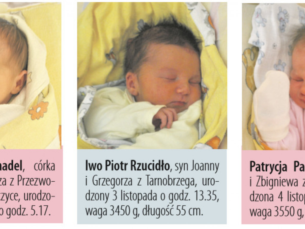 Mamo, tato już jestem! Listopad 2018 [Zdjęcia maluchów]