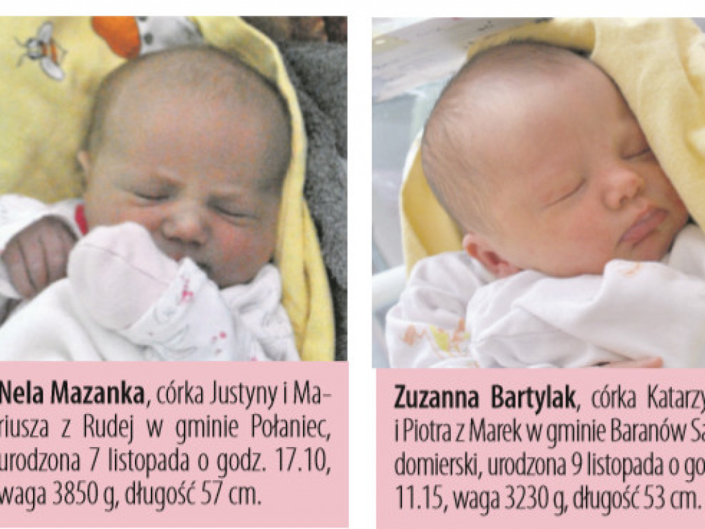 Mamo, tato już jestem! Listopad 2018 [Zdjęcia maluchów]