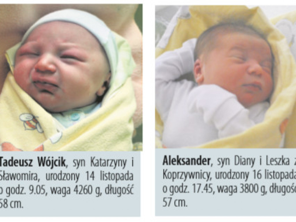 Mamo, tato już jestem! Listopad 2018 [Zdjęcia maluchów]
