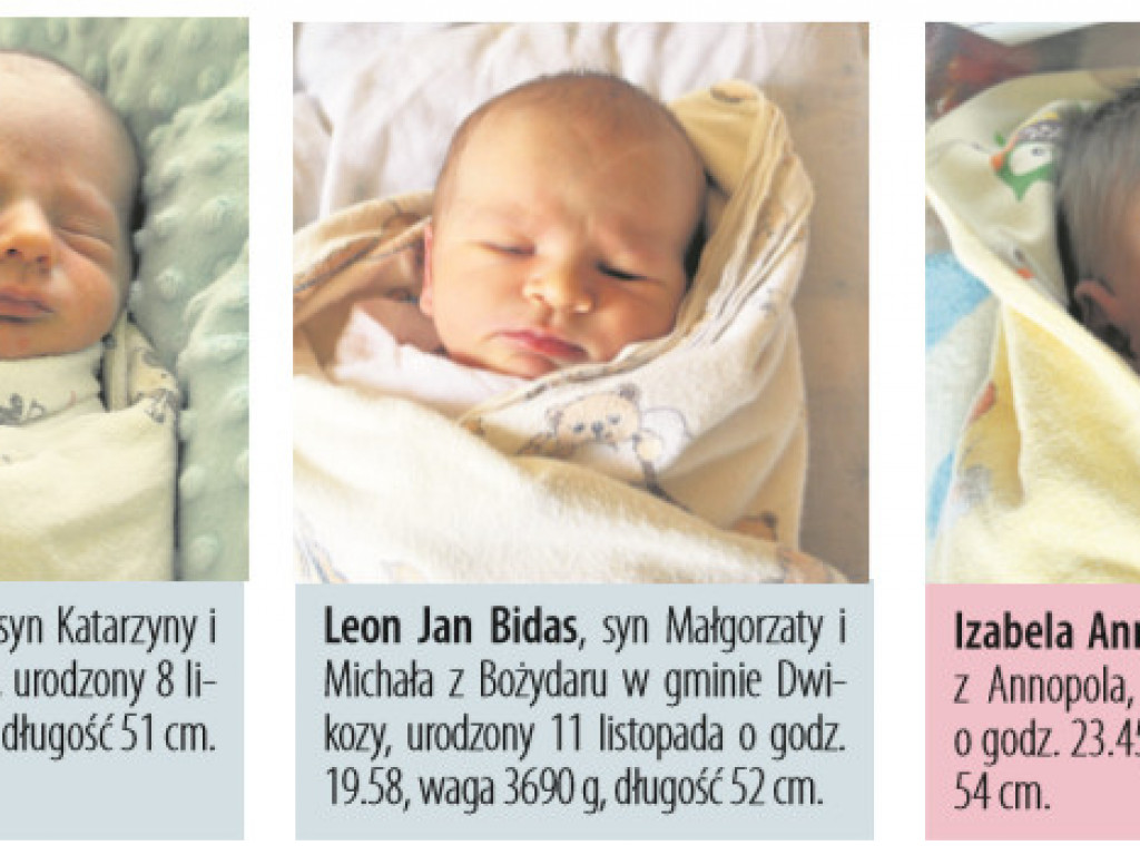 Mamo, tato już jestem! Listopad 2018 [Zdjęcia maluchów]