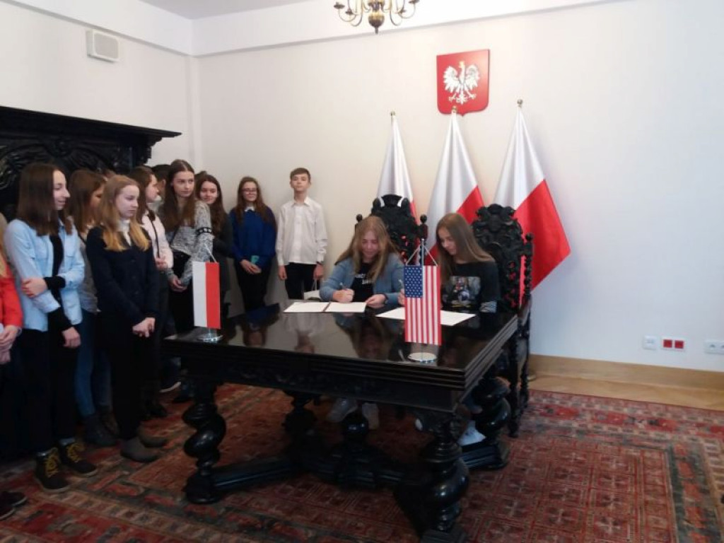 Młodzież z wizytą w Ministerstwie  Sprawiedliwości