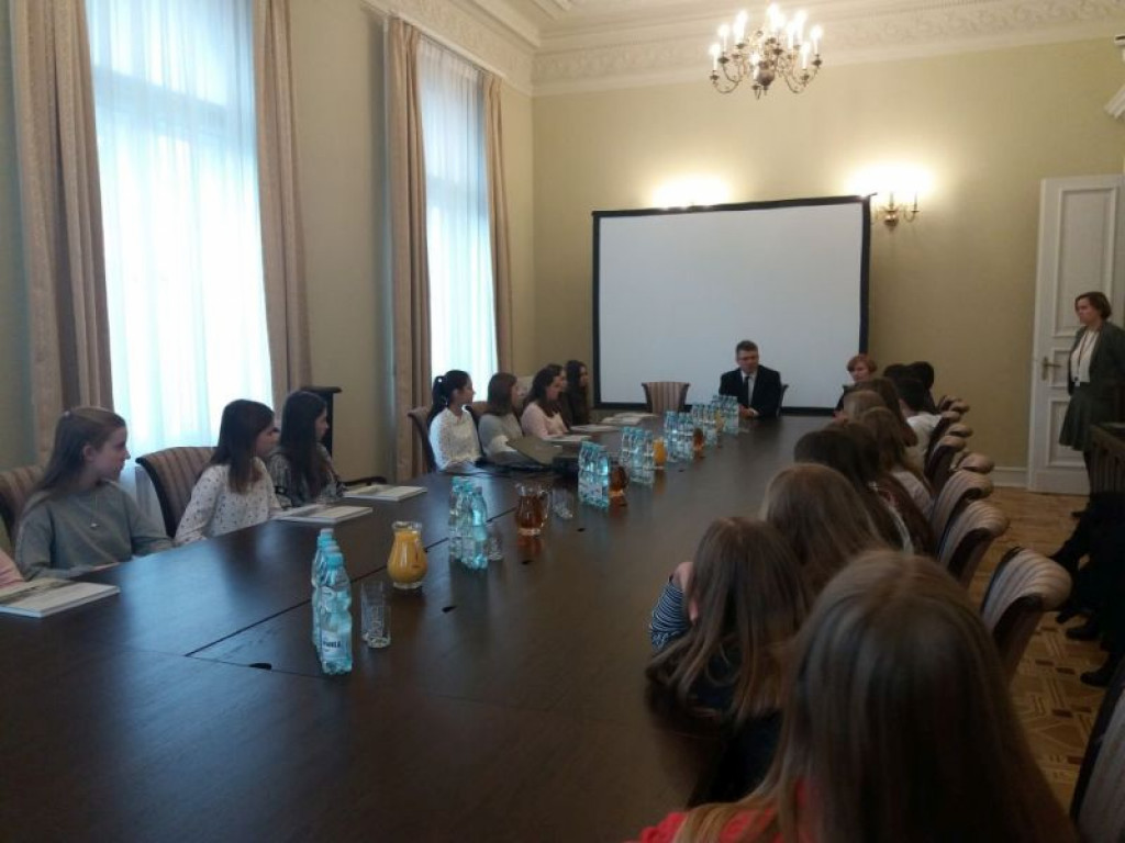 Młodzież z wizytą w Ministerstwie  Sprawiedliwości
