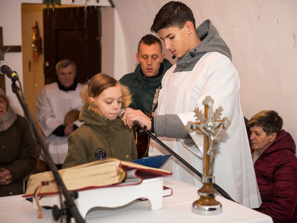 Ossolin. Świętokrzyska Pasterka w obiektywie Krzysztofa Sajeckiego
