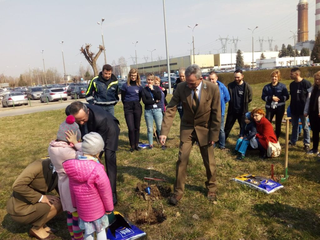 Posadzili 40 dębów na 40-lecie elektrowni [GALERIA ZDJĘĆ]