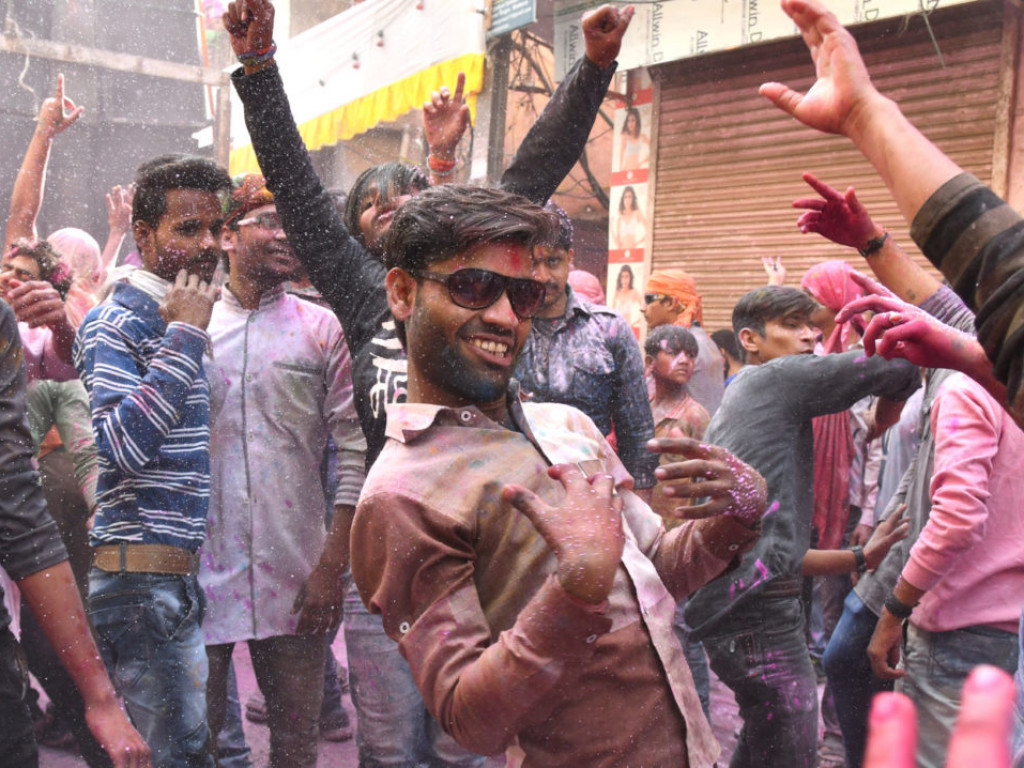 Hinduskie święto holi w obiektywie Bogdana Myśliwca [Zdjęcia]