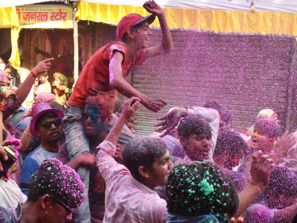Hinduskie święto holi w obiektywie Bogdana Myśliwca [Zdjęcia]