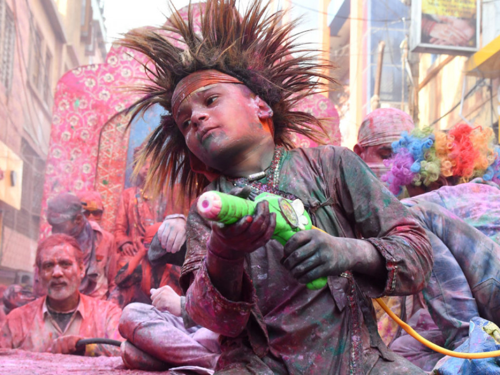 Hinduskie święto holi w obiektywie Bogdana Myśliwca [Zdjęcia]