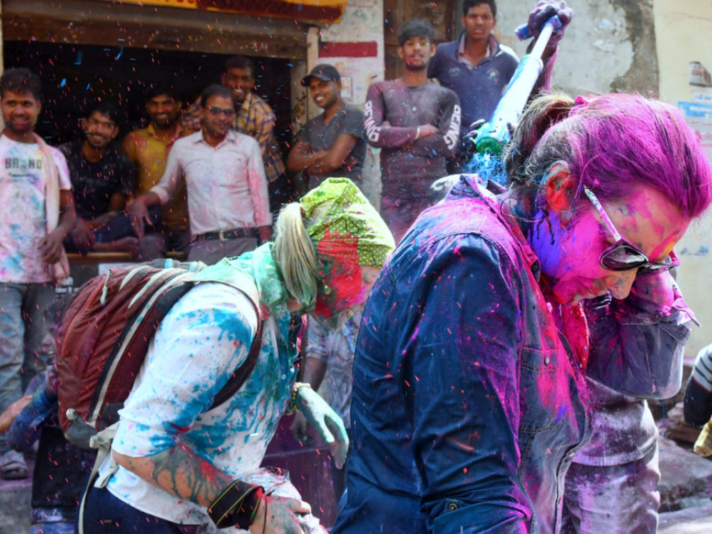 Hinduskie święto holi w obiektywie Bogdana Myśliwca [Zdjęcia]