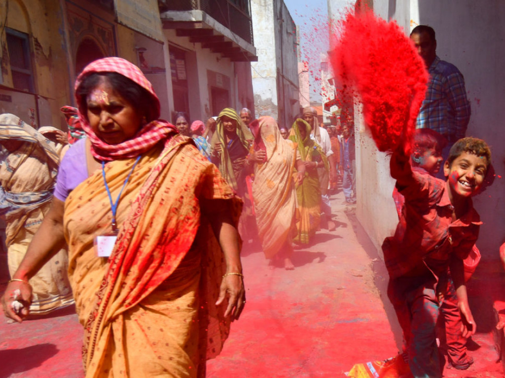 Hinduskie święto holi w obiektywie Bogdana Myśliwca [Zdjęcia]
