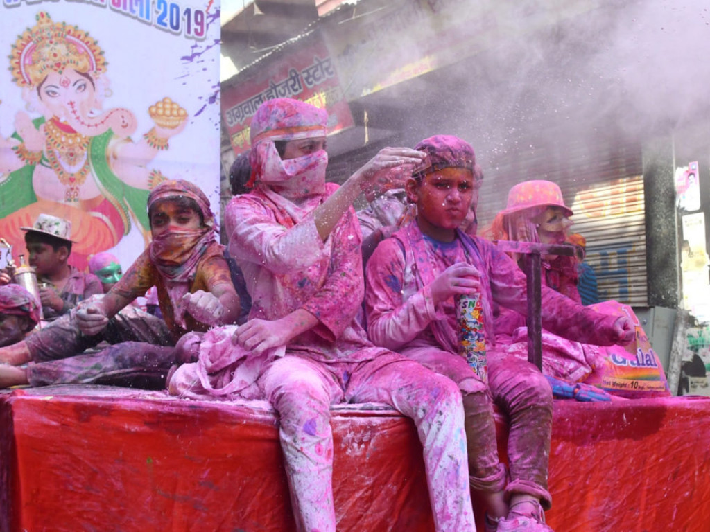 Hinduskie święto holi w obiektywie Bogdana Myśliwca [Zdjęcia]