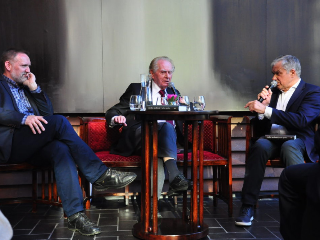 Wiesław Myśliwski na spotkaniu z czytelnikami