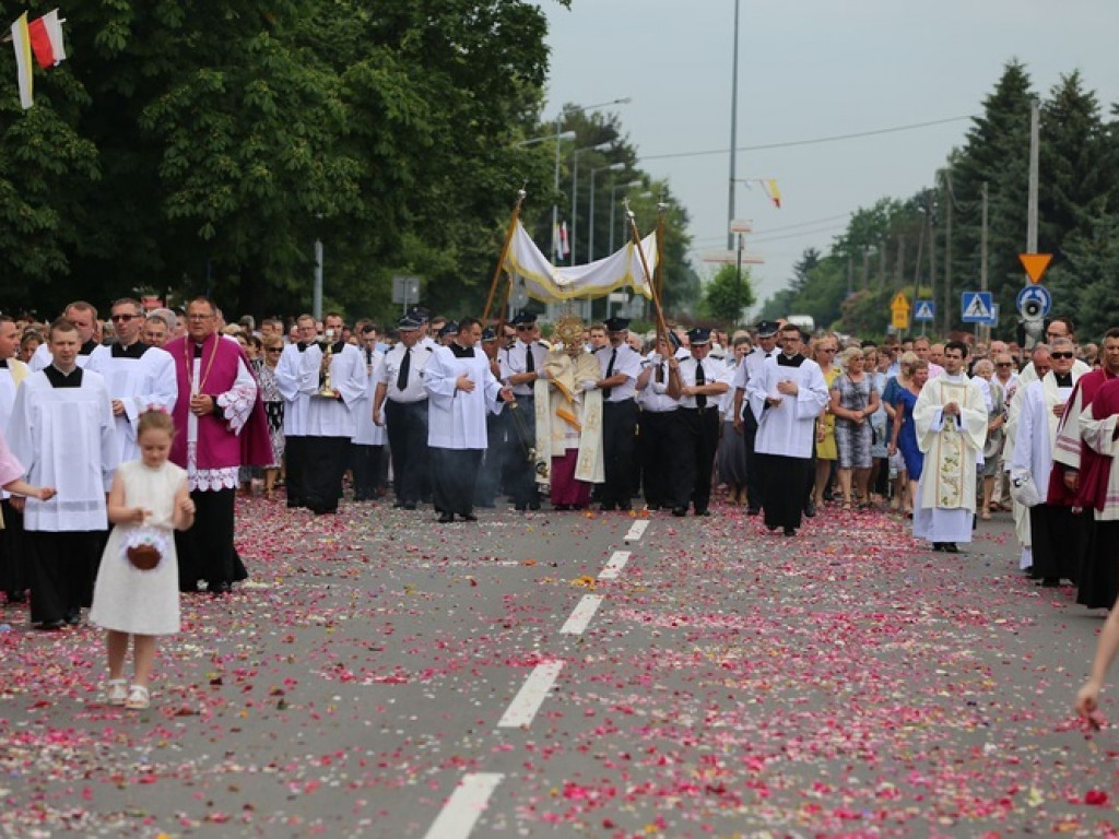 Uroczystość Bożego Ciała w Sandomierzu  [zdjęcia]